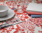Preview: Mitteldecke Alysia Bordeaux 100x100