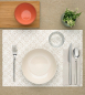 Preview: Tischset Dama Beige 32 x 45