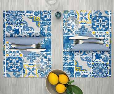 Tischset Alysia Blu 32 x 45