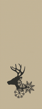 Serviette 1/8 Falz Rudolf Oro 36x46